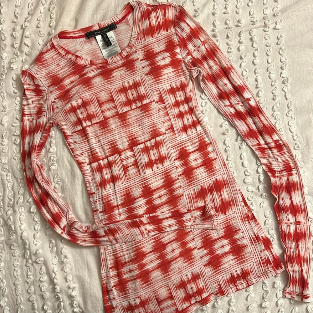BCBG thin knit modal long sleeve